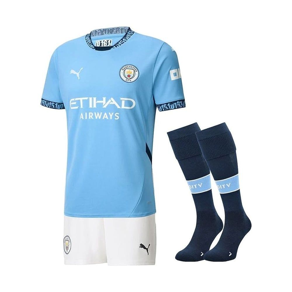 Jersey Man City Kids Home 2024/25