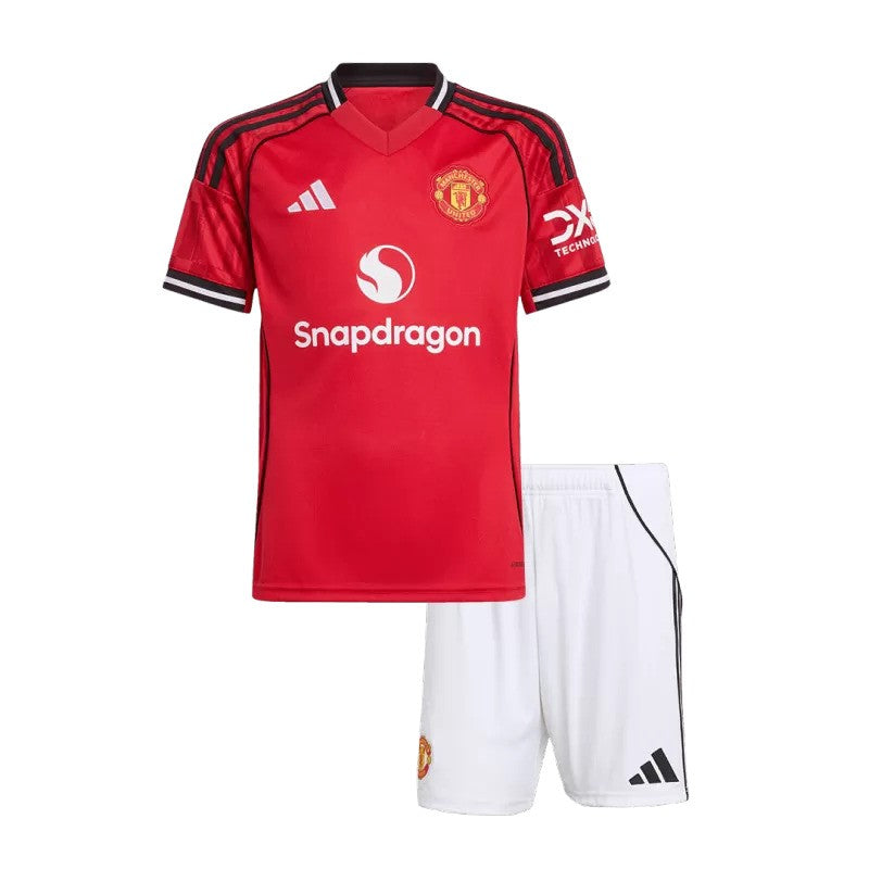 Jersey Man United Kids Home 2025/26
