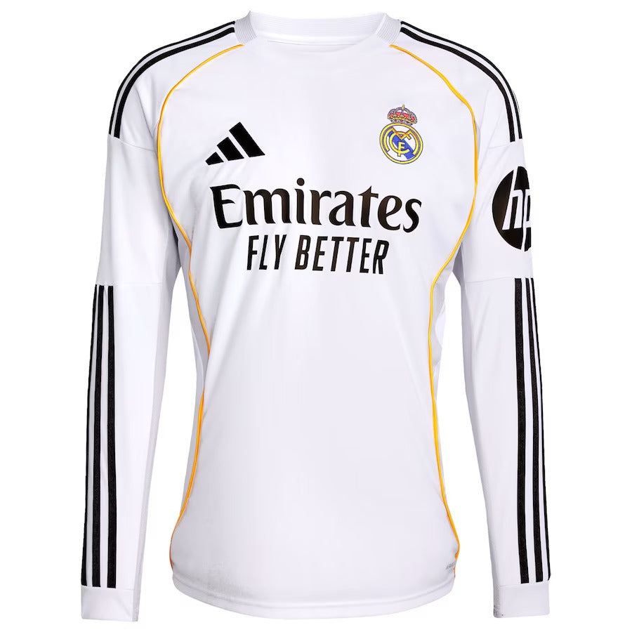 Real Madrid Man Home 2025/2026 Long Sleeve