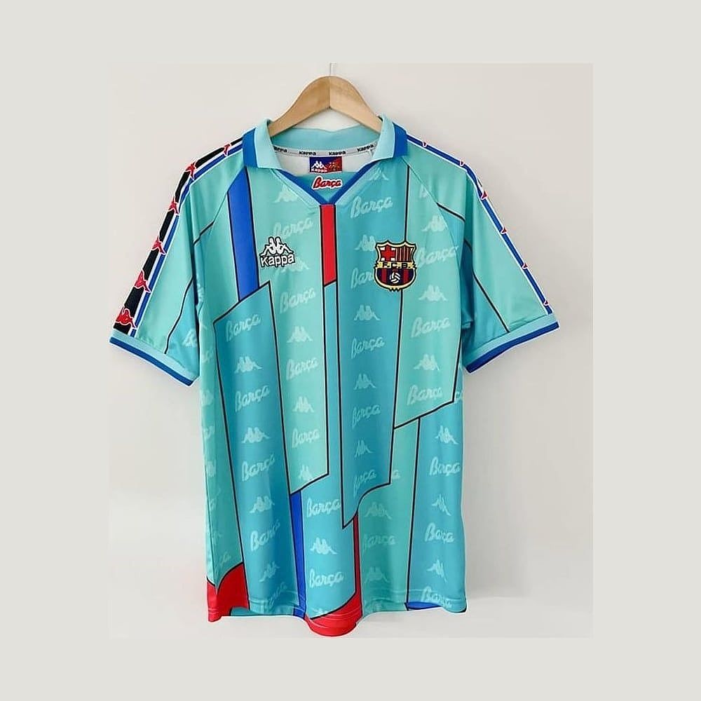 Retro-Trikot Barcelona Auswärts 1996/97