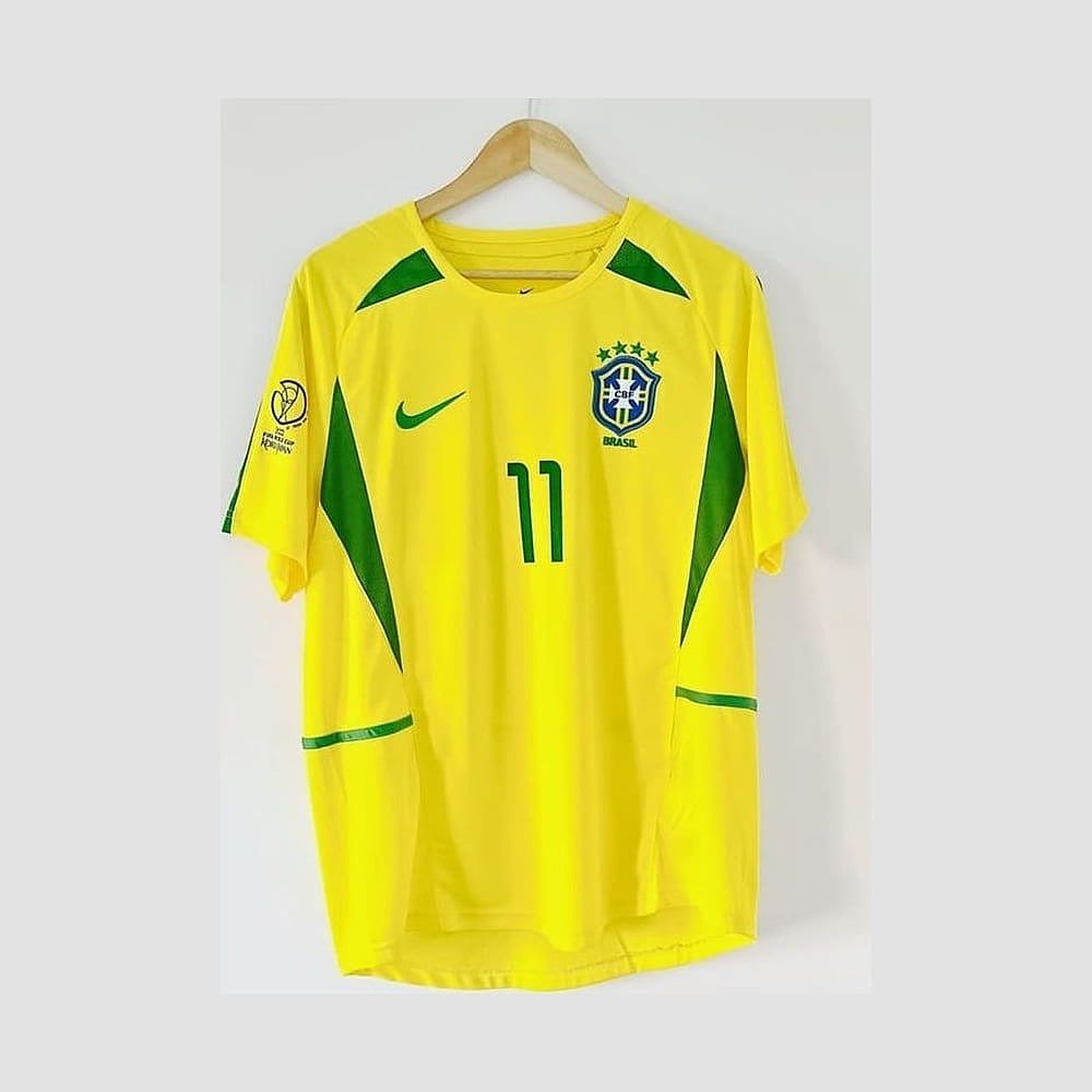Retro-Trikot Brasilien Heim 2002